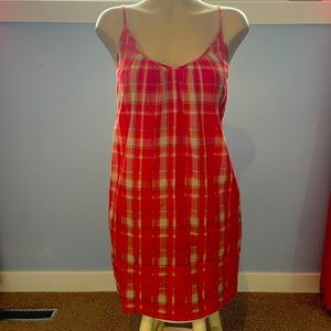 James Perse Summer Plaid Dress